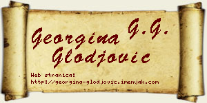 Georgina Glođović vizit kartica